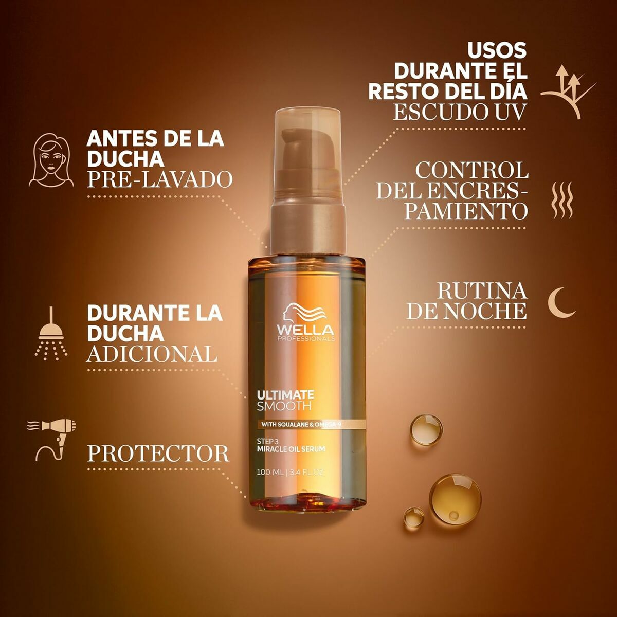 Haarmasker Wella ULTIMATE SMOOTH 30 ml - Schoonheid, Haarverzorging - Wella