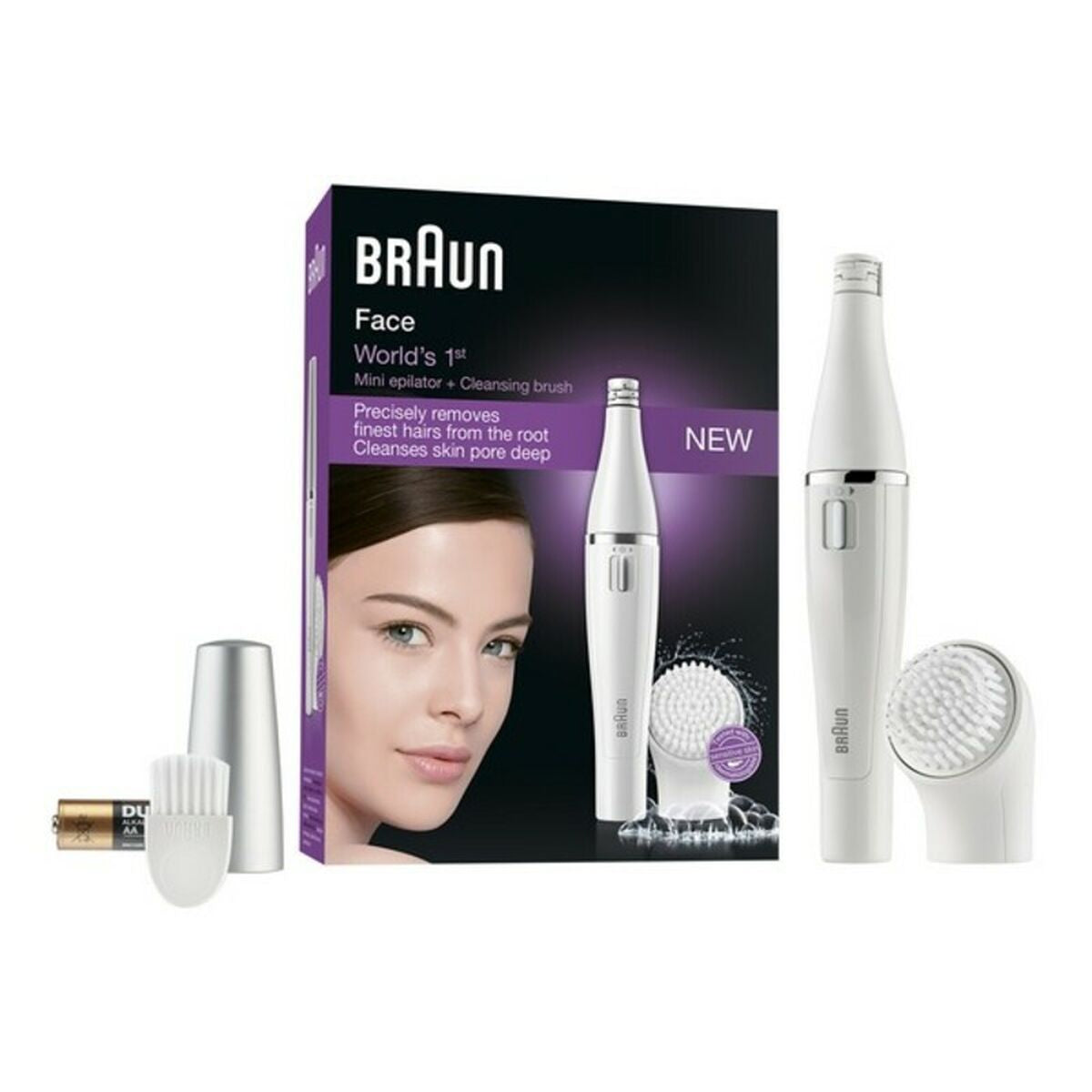 Electric Facial Cleanser en Hair Remover Braun 810 - Schoonheid, Scheren en ontharen - Braun