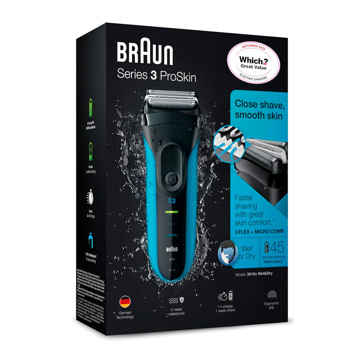 Elektrisch sScheerapparaat Braun Serie 3 ProSkin