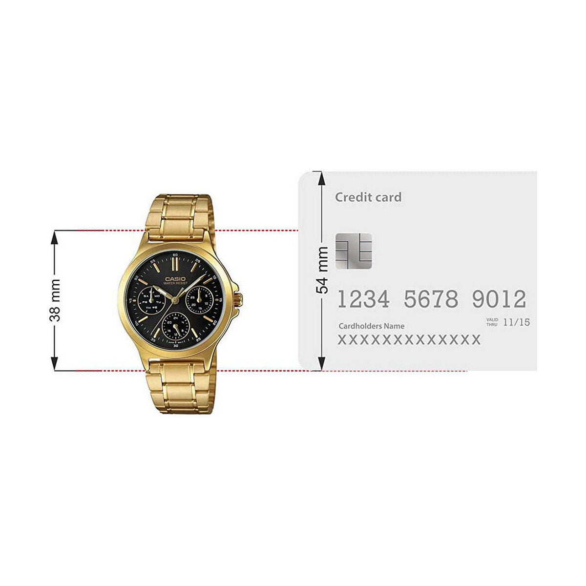 Horloge Dames Casio (Ø 34 mm)