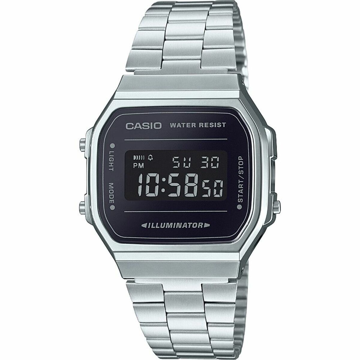 Horloge Heren Casio Zwart Zilverkleurig (Ø 36 mm)