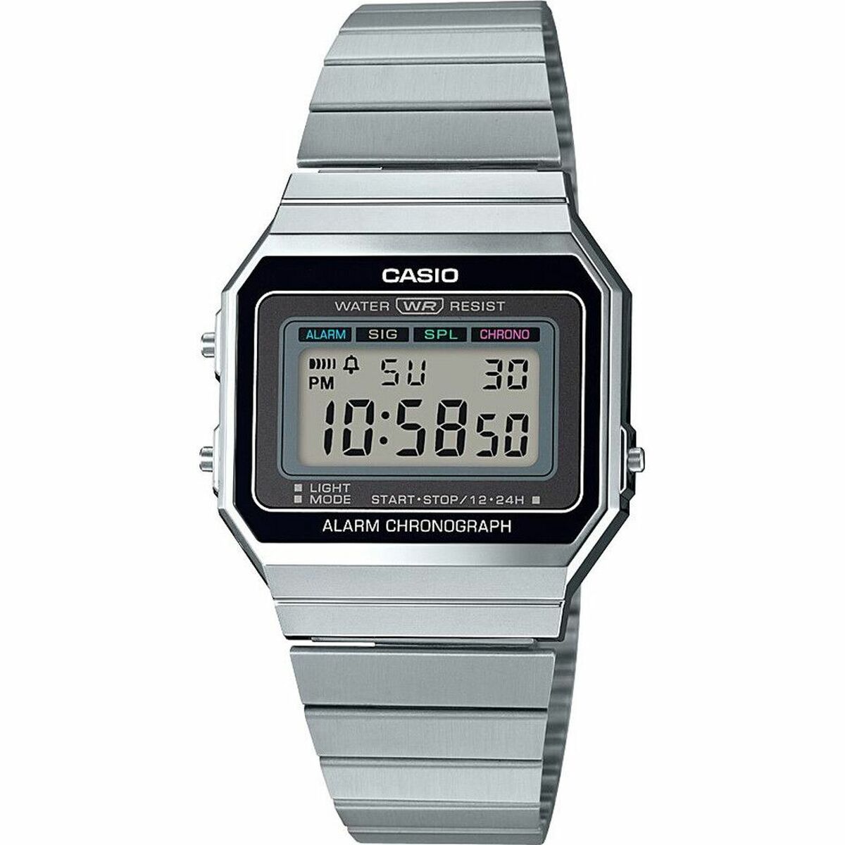 Horloge Uniseks Casio VINTAGE Zwart Zilverkleurig (Ø 36 mm) (Ø 35,5 mm) (Ø 35 mm)