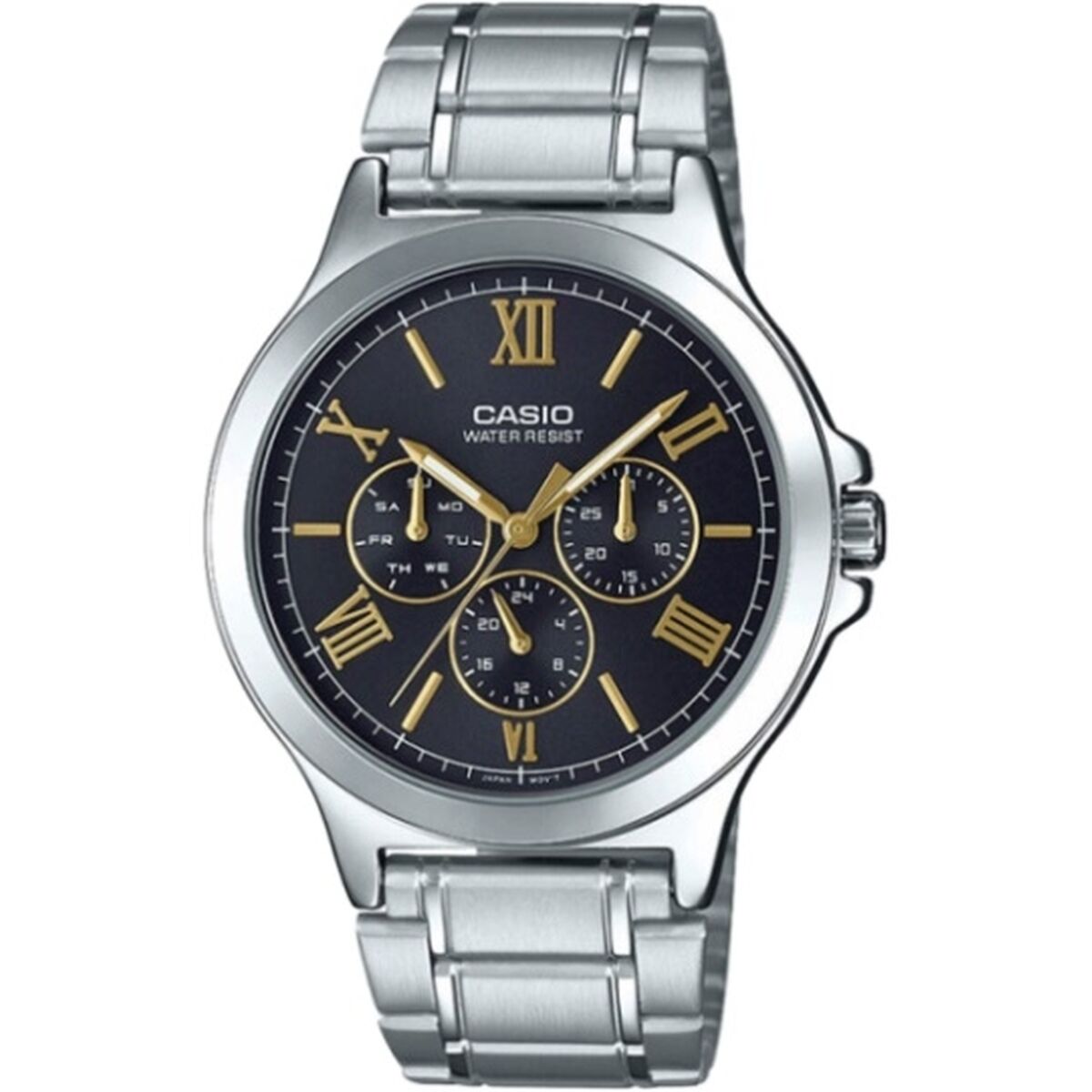 Horloge Heren Casio COLLECTION Zwart Zilverkleurig (Ø 41,5 mm) - Klokken, Heren - Casio