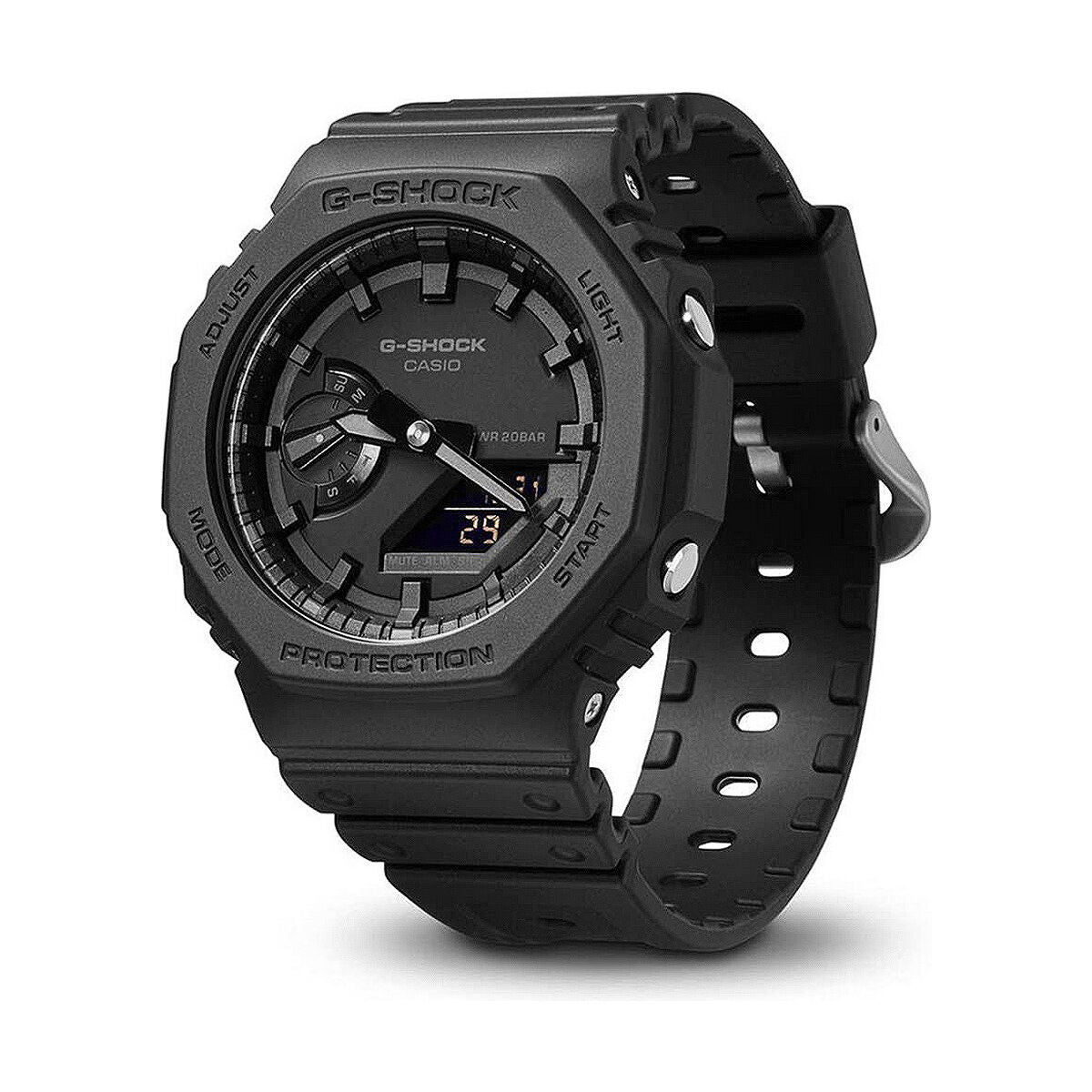Horloge Heren Casio G-Shock OAK - ALL BLACK Zwart (Ø 45 mm)