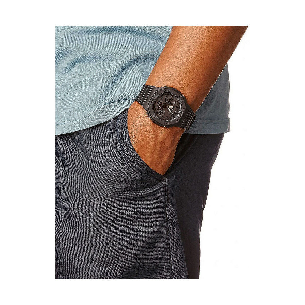 Horloge Heren Casio G-Shock OAK - ALL BLACK Zwart (Ø 45 mm)