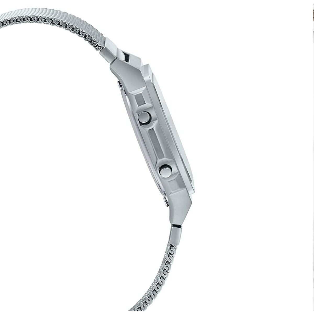 Horloge Heren Casio A1000M-1BEF Zwart Zilverkleurig