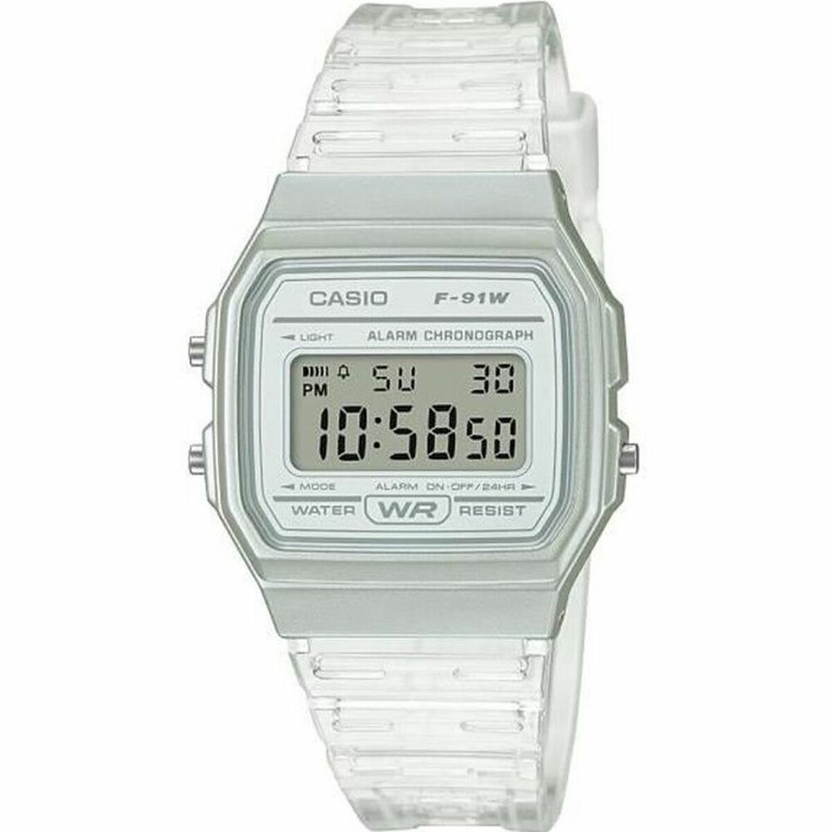 Horloge Dames Casio F - 91WS - 7EF - Klokken, Vrouwen - Casio