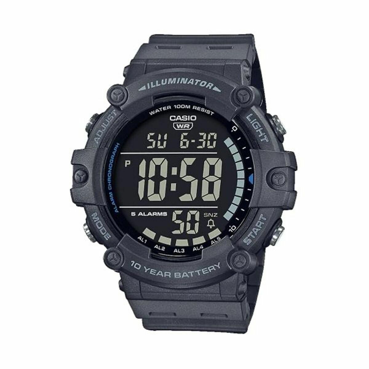 Horloge Heren Casio AE1500WH8BVEF Zwart - Klokken, Heren - Casio