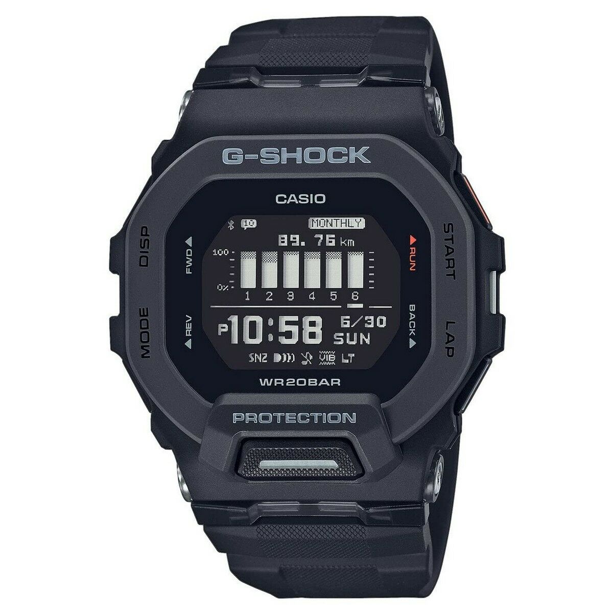 Horloge Heren Casio G-Shock G-SQUAD STEP TRACKER BLUETOOTH® Zwart (Ø 40 mm) (Ø 46 mm)