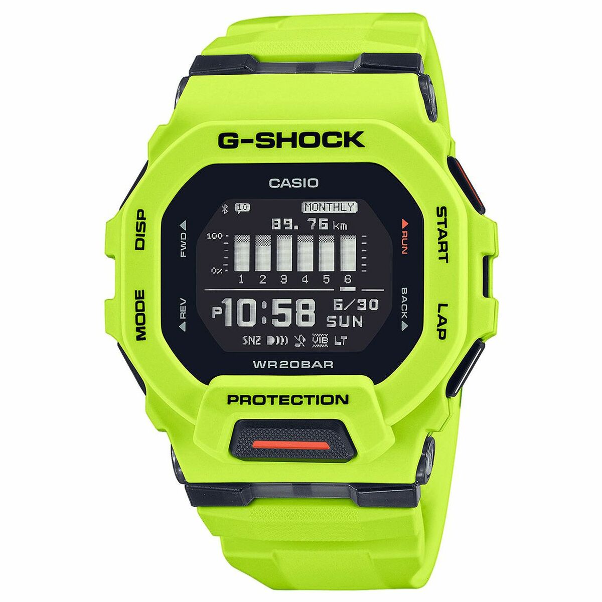 Horloge Heren Casio G-Shock GBD-200-9ER Geel Ø 40 mm