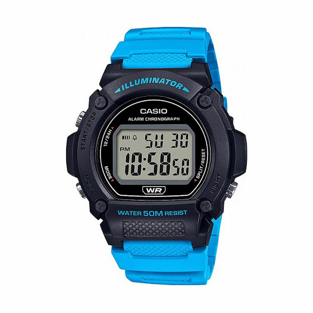 Horloge Heren Casio SPORT COLLECTION VIVID Blauw (Ø 47 mm) - Klokken, Heren - Casio