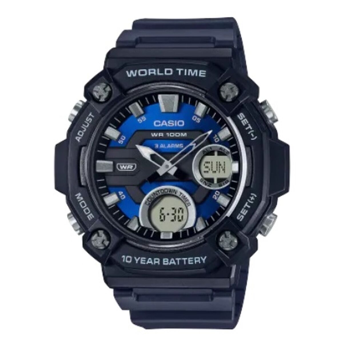 Horloge Heren Casio OVERSIZE 10 YEAR BATTERY (Ø 52 mm)