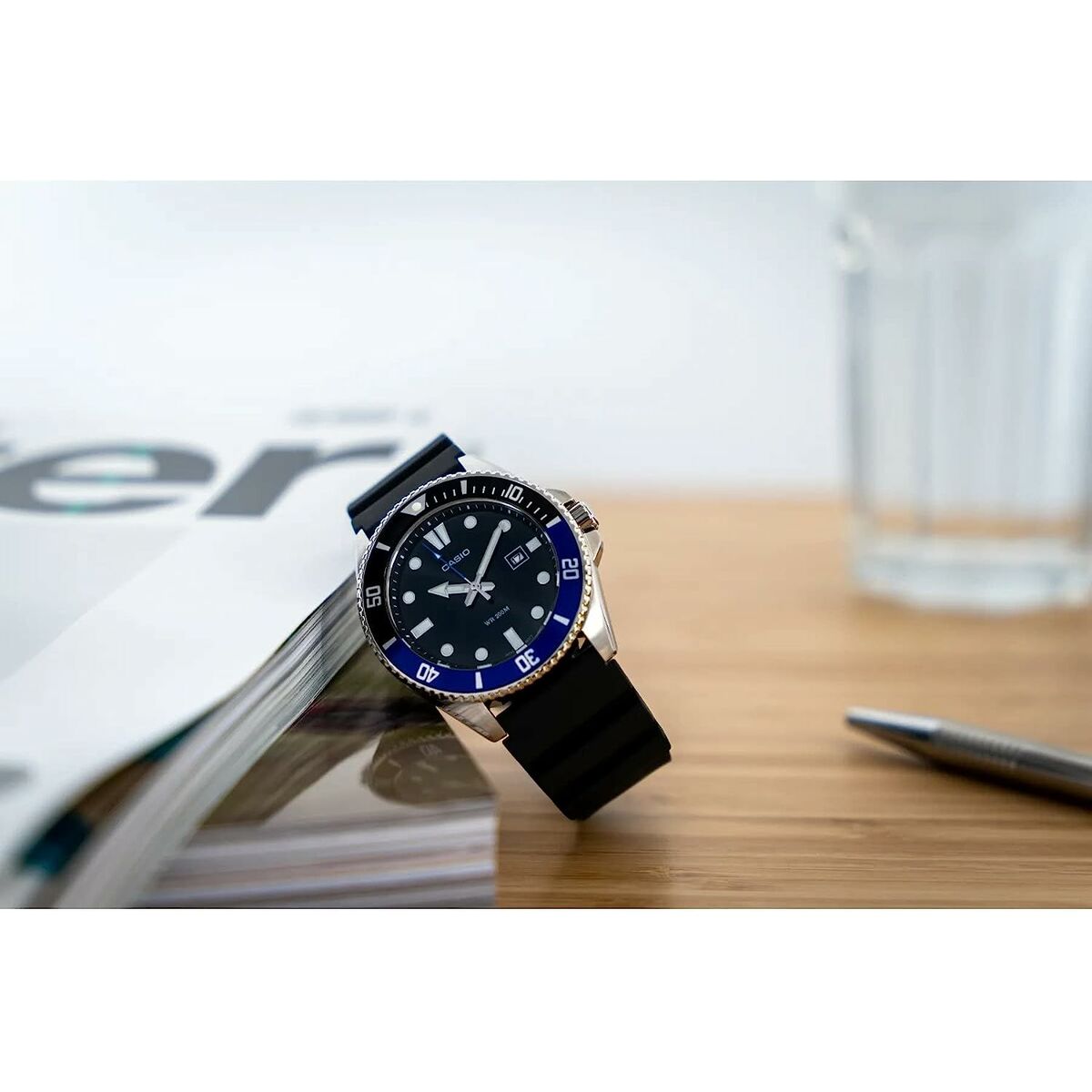 Horloge Heren Casio MDV - 107 - 1A2VEF Zwart - Klokken, Heren - Casio