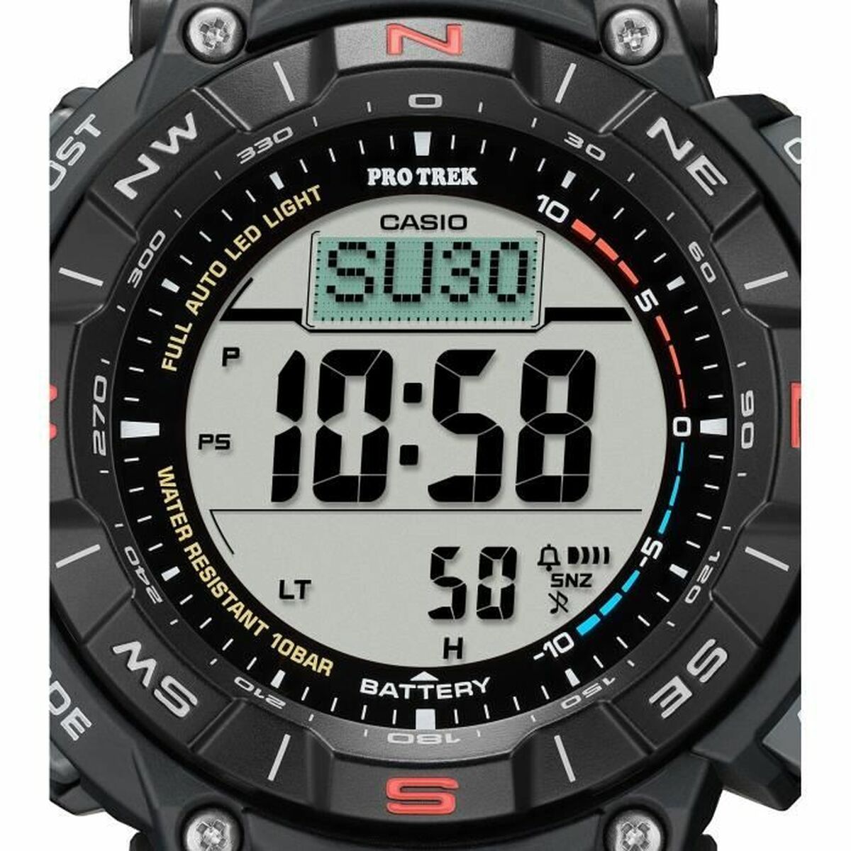 Horloge Heren Casio Zwart Grijs