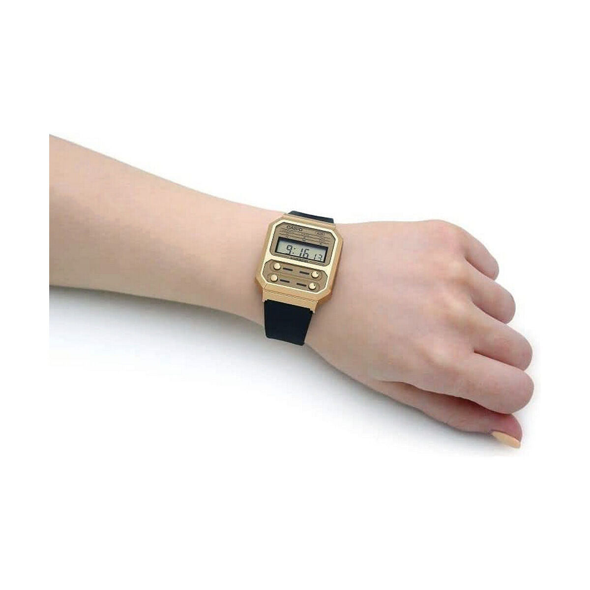 Horloge Heren Casio A100WEFG - 9AEF - Klokken, Heren - Casio