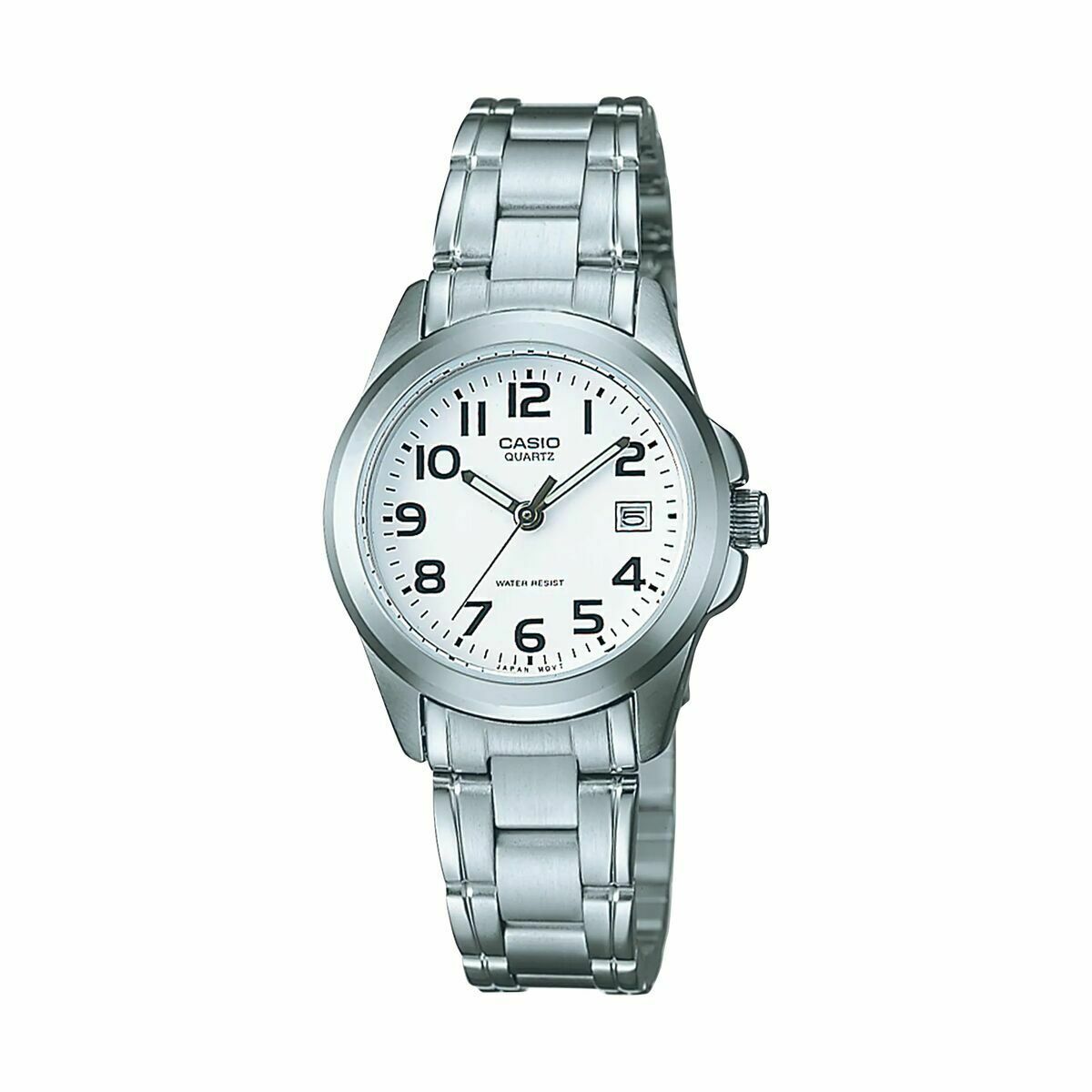 Horloge Uniseks Casio LTP - 1259PD - 7BEG Wit Zilverkleurig - Klokken, Unisex voor volwassenen - Casio