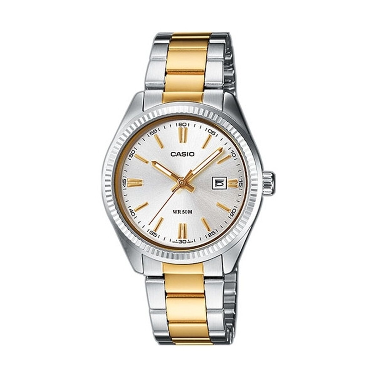 Horloge Dames Casio LADY DATE - TWO TONES (Ø 30 mm) - Klokken, Vrouwen - Casio