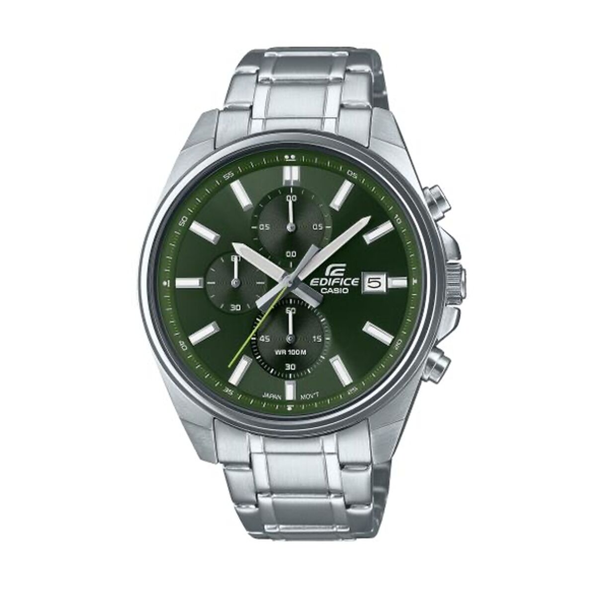 Horloge Heren Casio EFV - 610D - 3CVUEF Groen Zilverkleurig - Klokken, Heren - Casio