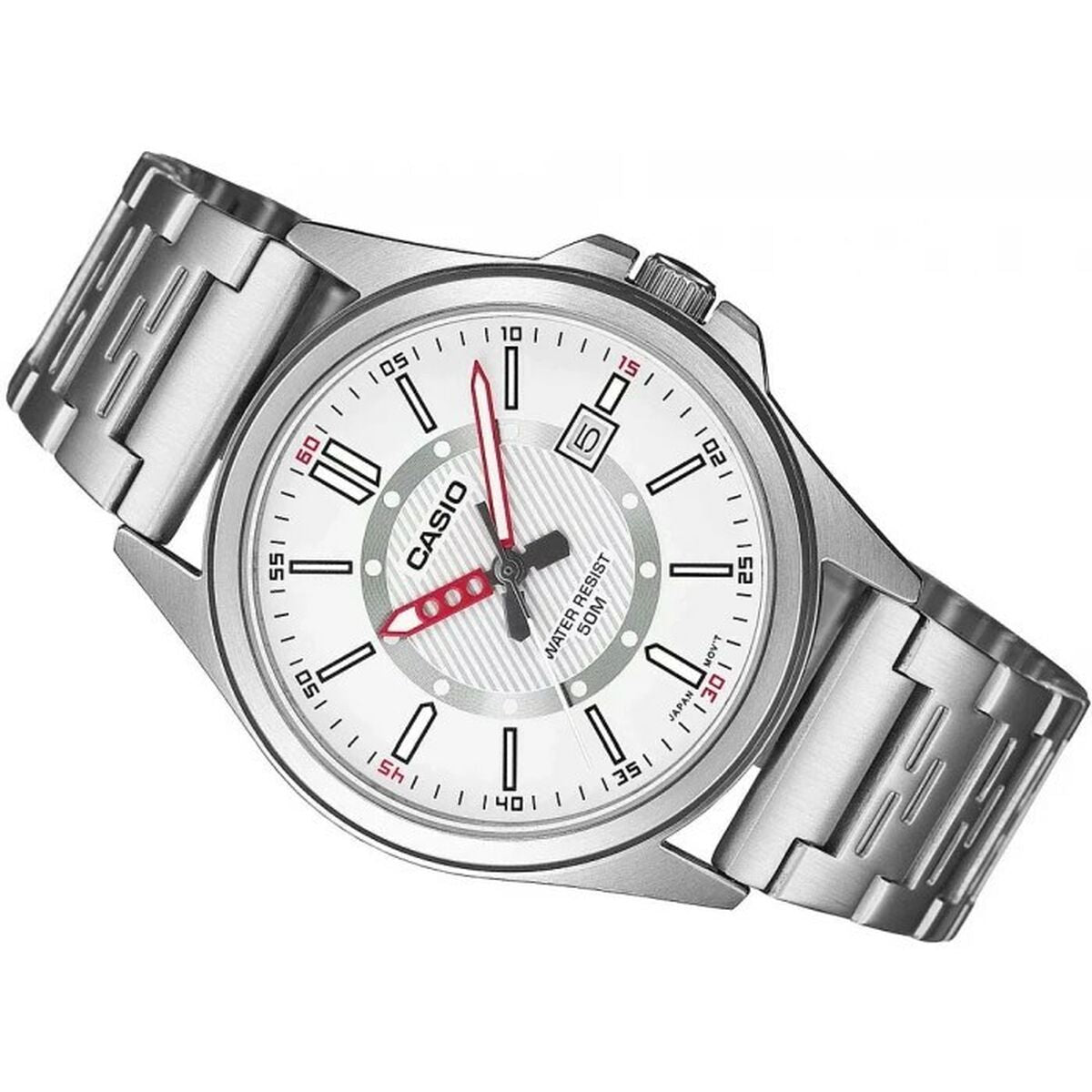 Horloge Heren Casio ENTICER GENT Zilverkleurig (Ø 40 mm) - Klokken, Heren - Casio