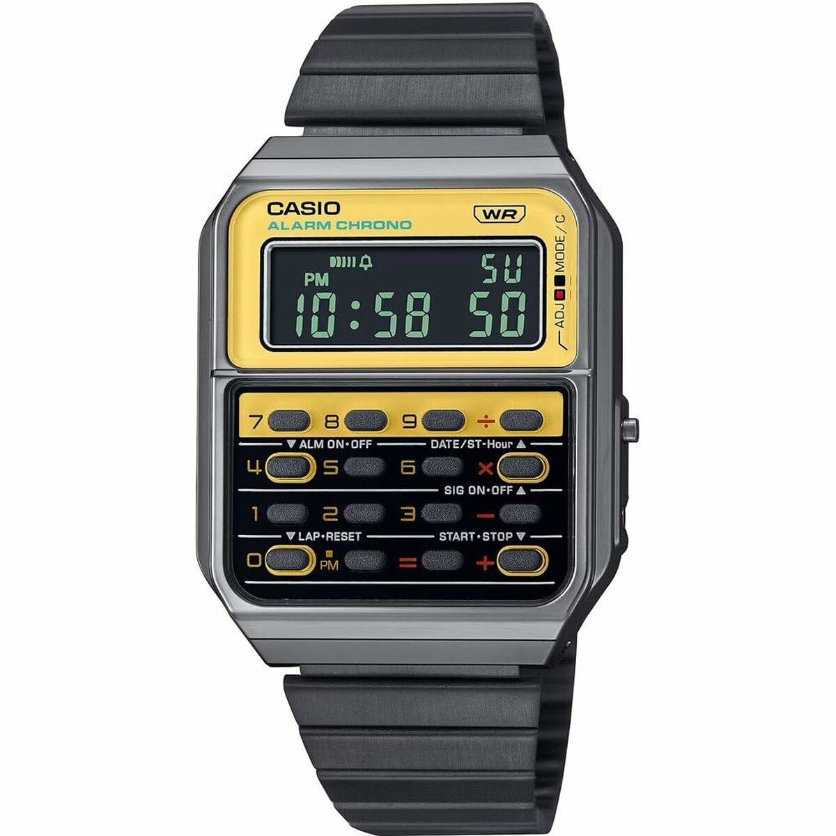Horloge Heren Casio CA-500WEGG-9BEF Zwart (Ø 34 mm)