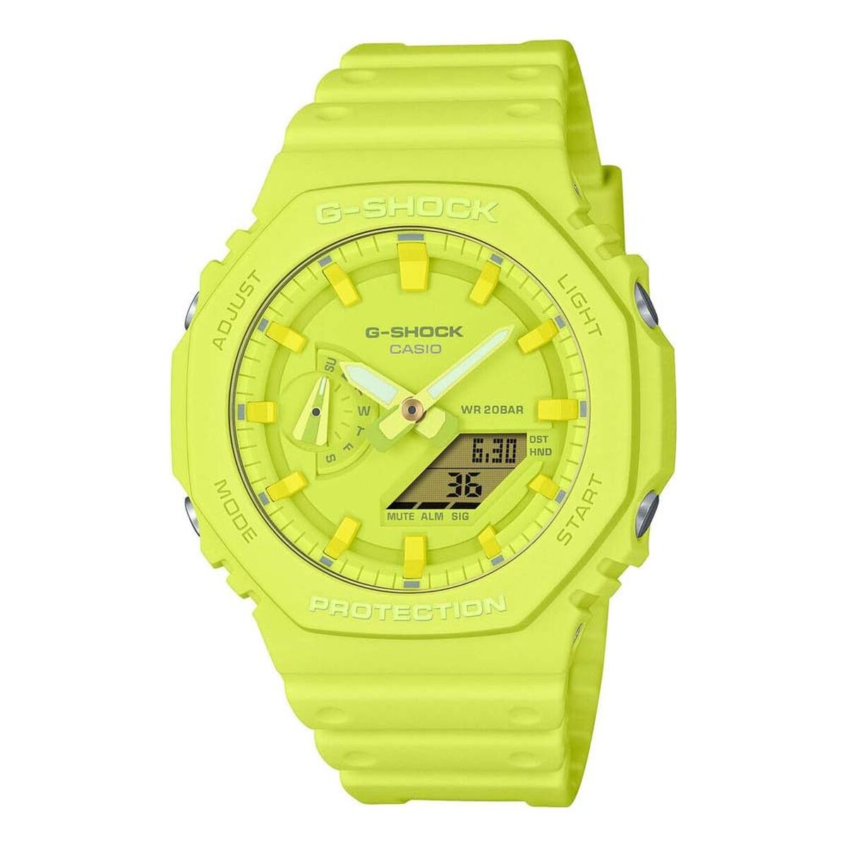 Horloge Uniseks Casio G Shock Oak Geel Diameter 44,5 mm Met Uniek Oak Ontwerp Voor Dagelijks Gebruik - Klokken, Unisex voor volwassenen - Casio G - Shock