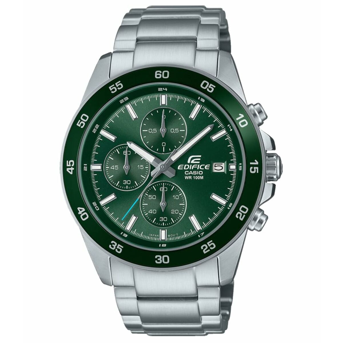 Horloge Heren Casio EFR - 526D - 3AVUEF Groen Zilverkleurig (Ø 44 mm) - Klokken, Heren - Casio