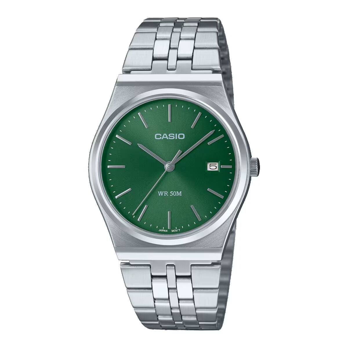 Horloge Heren Casio MTP - B145D - 3AVEF Groen Zilverkleurig (Ø 35 mm) - Klokken, Heren - Casio
