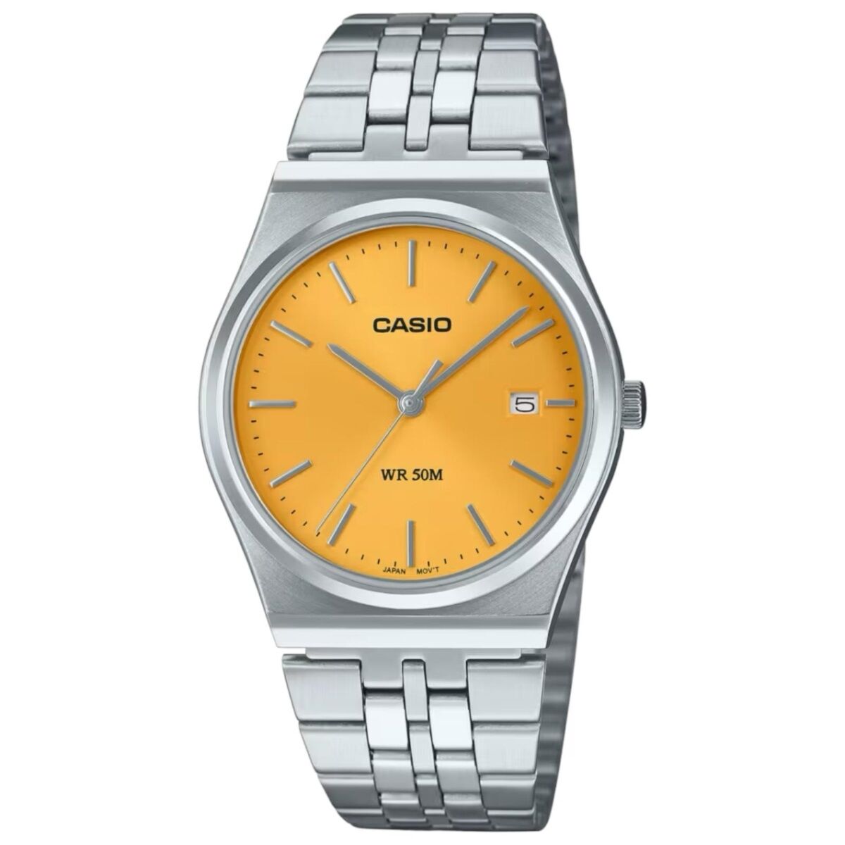 Horloge Heren Casio Geel Zilverkleurig (Ø 35 mm) - Klokken, Heren - Casio