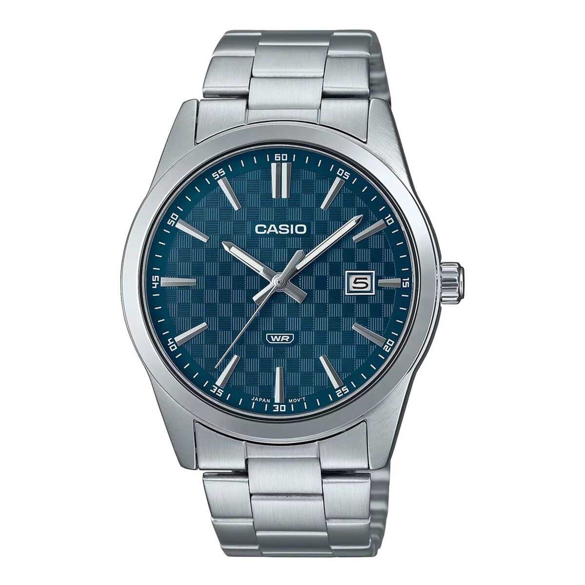 Horloge Heren Casio DATE CARBON LOOK DIAL - PETROL BLUE (Ø 41 mm) - Klokken, Heren - Casio