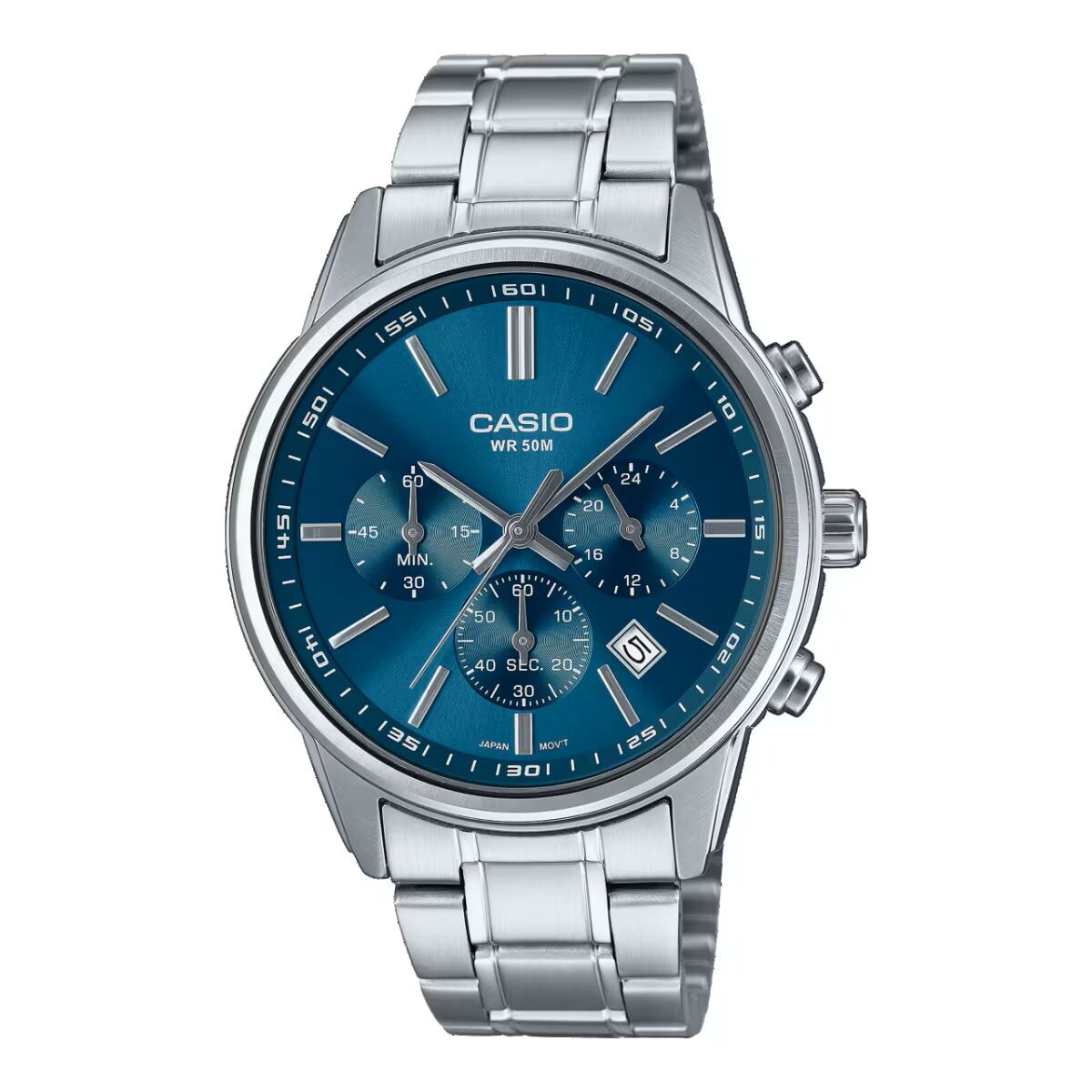 Horloge Heren Casio CHRONO DATE - BLUE (Ø 41 mm)