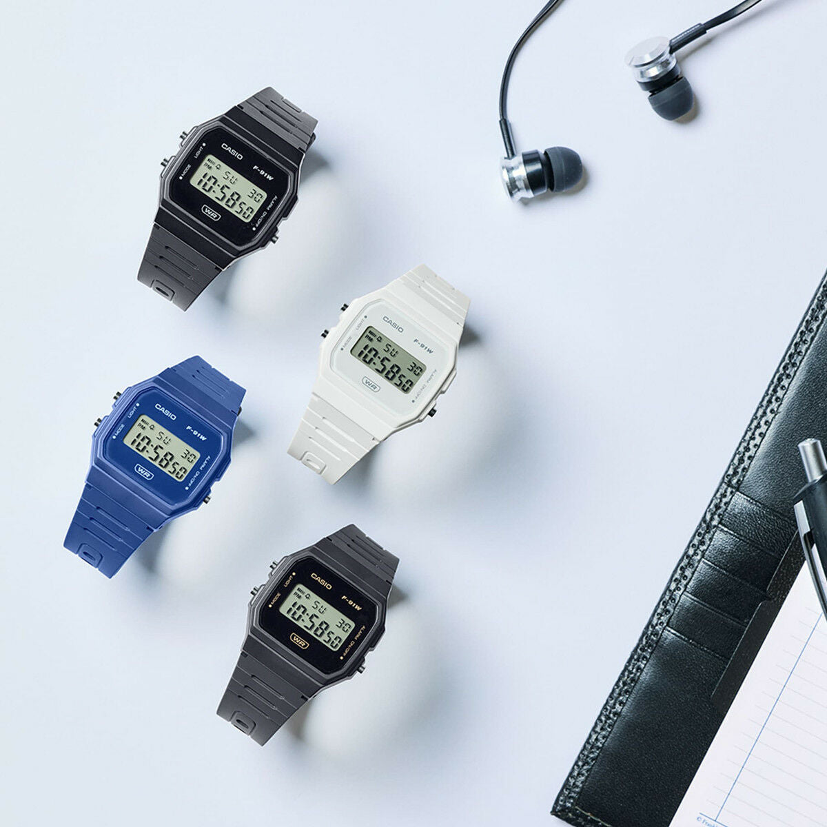 Horloge Heren Casio F - 91WB - 2A1EF (Ø 35 mm) - Klokken, Heren - Casio