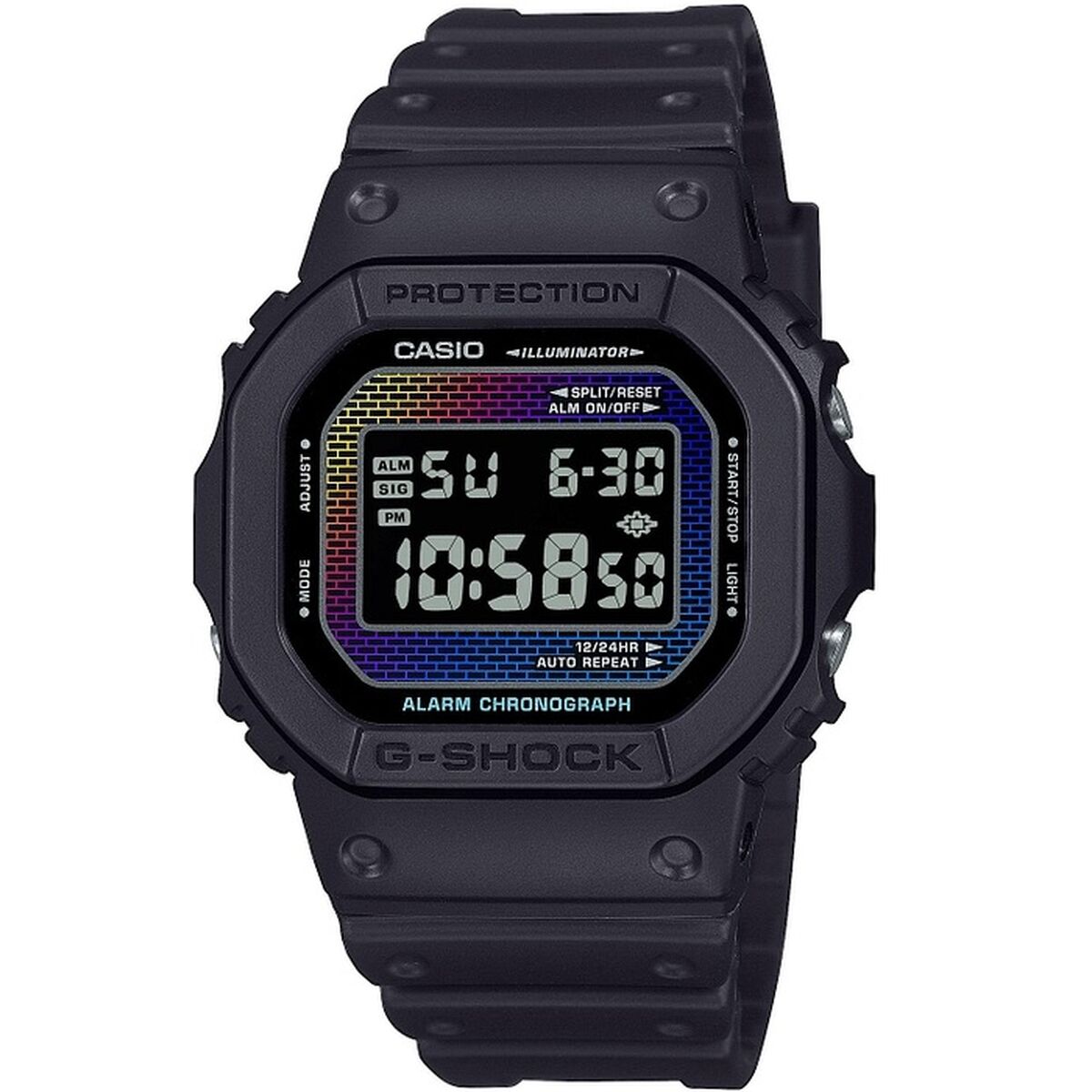 Horloge Heren Casio G - Shock THE ORIGIN - RAINBOW BRICK WALL SERIE Zwart - Klokken, Heren - Casio G - Shock