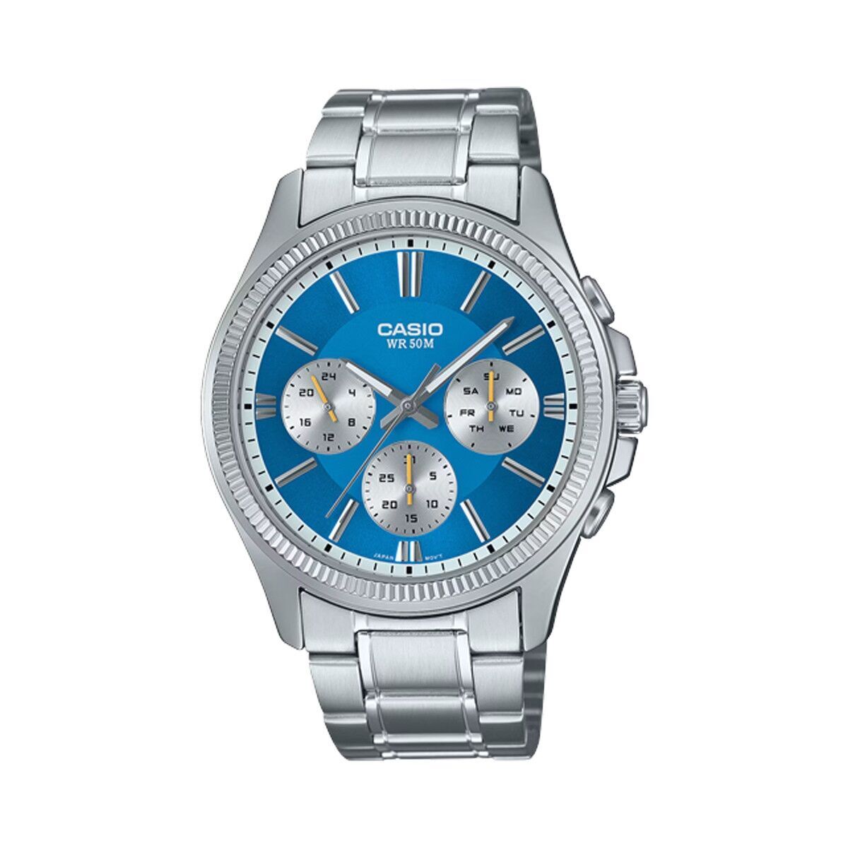 Horloge Heren Casio MTP - 1375PD - 2A2VEF Zilverkleurig (Ø 43,8 mm) - Klokken, Heren - Casio