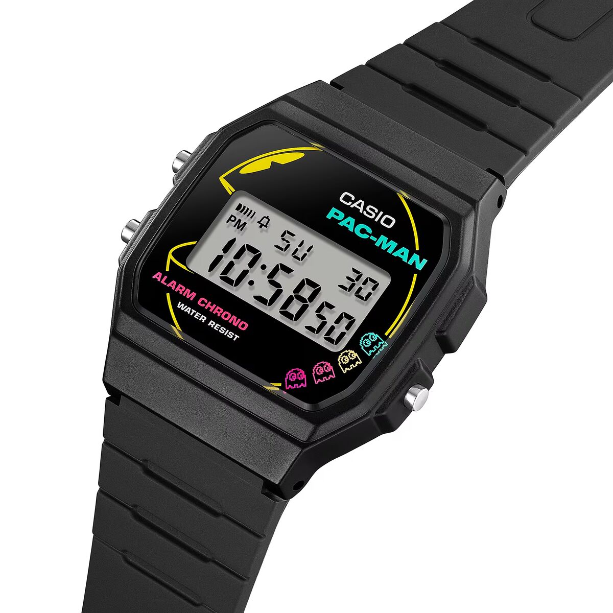 Horloge Uniseks Casio F-91 - PACMAN Series Limited Edition Zwart (Ø 35 mm)