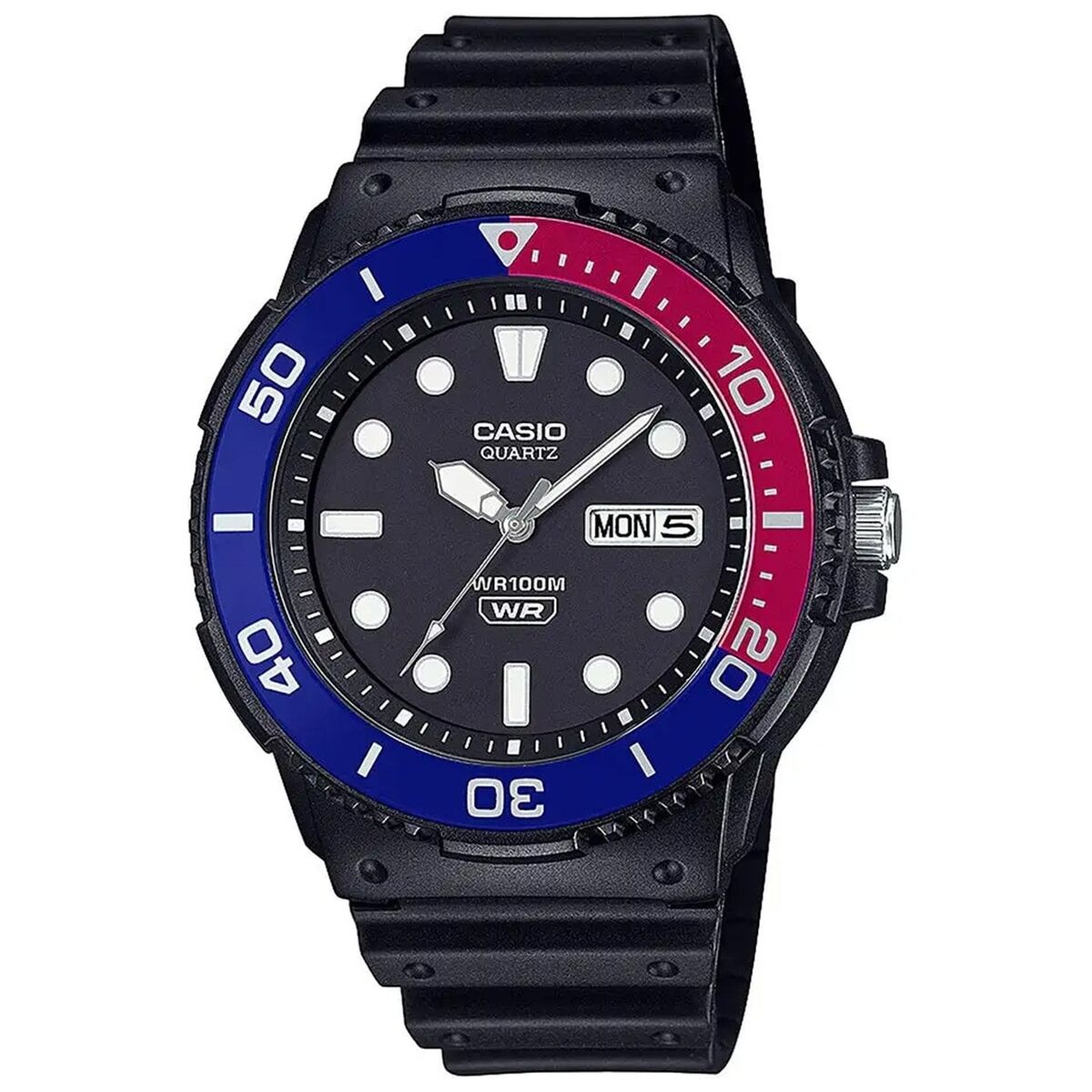 Horloge Heren Casio DIVER 100M - BLACK (Ø 45 mm)