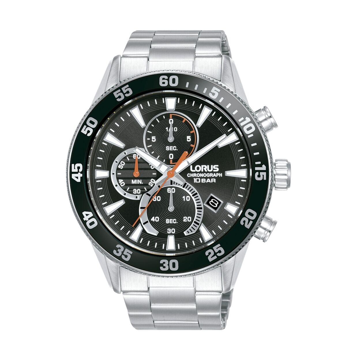 Horloge Heren Lorus RM321JX9 Zwart Zilverkleurig - Klokken, Heren - Lorus