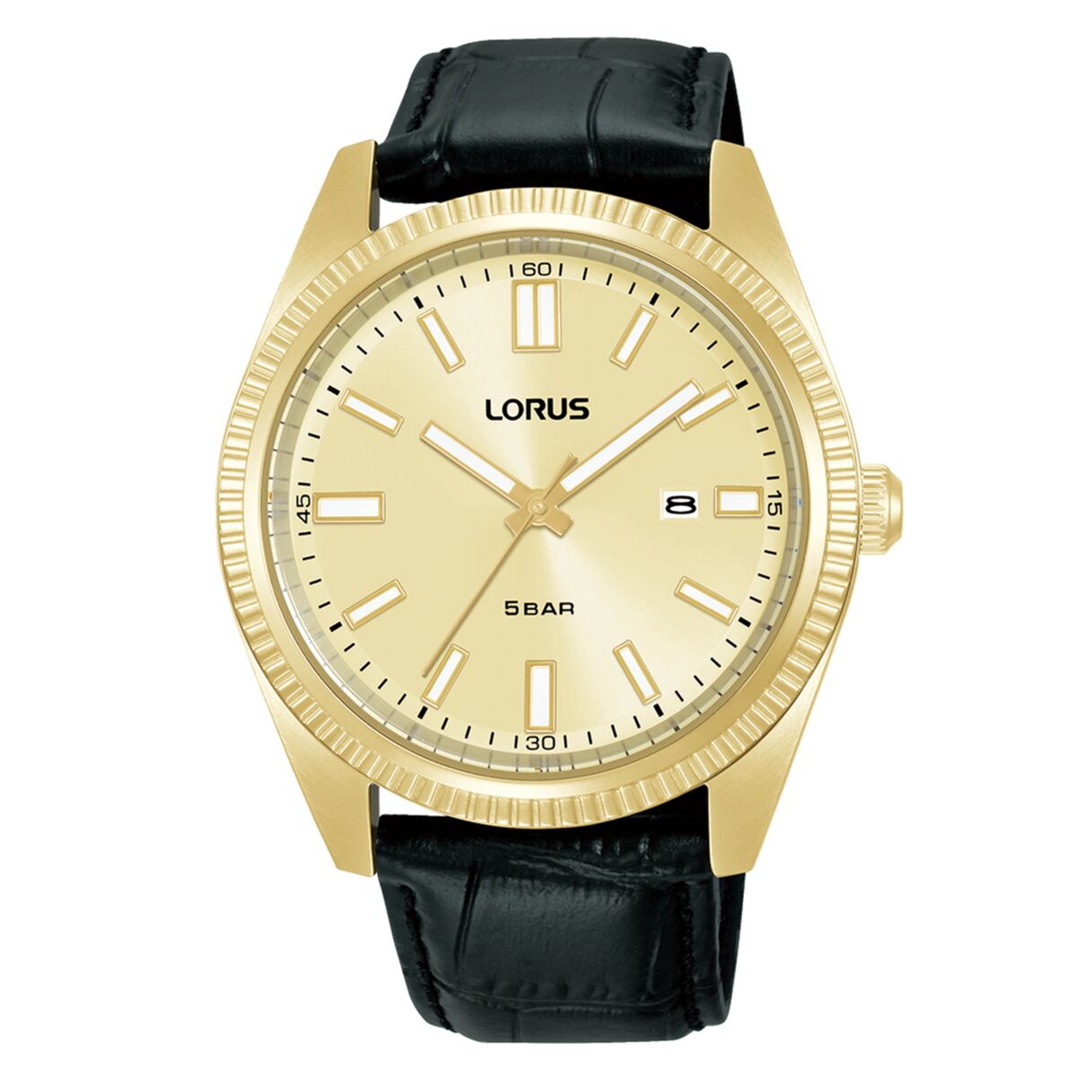 Horloge Heren Lorus RH976QX9 Zwart Gouden - Klokken, Heren - Lorus