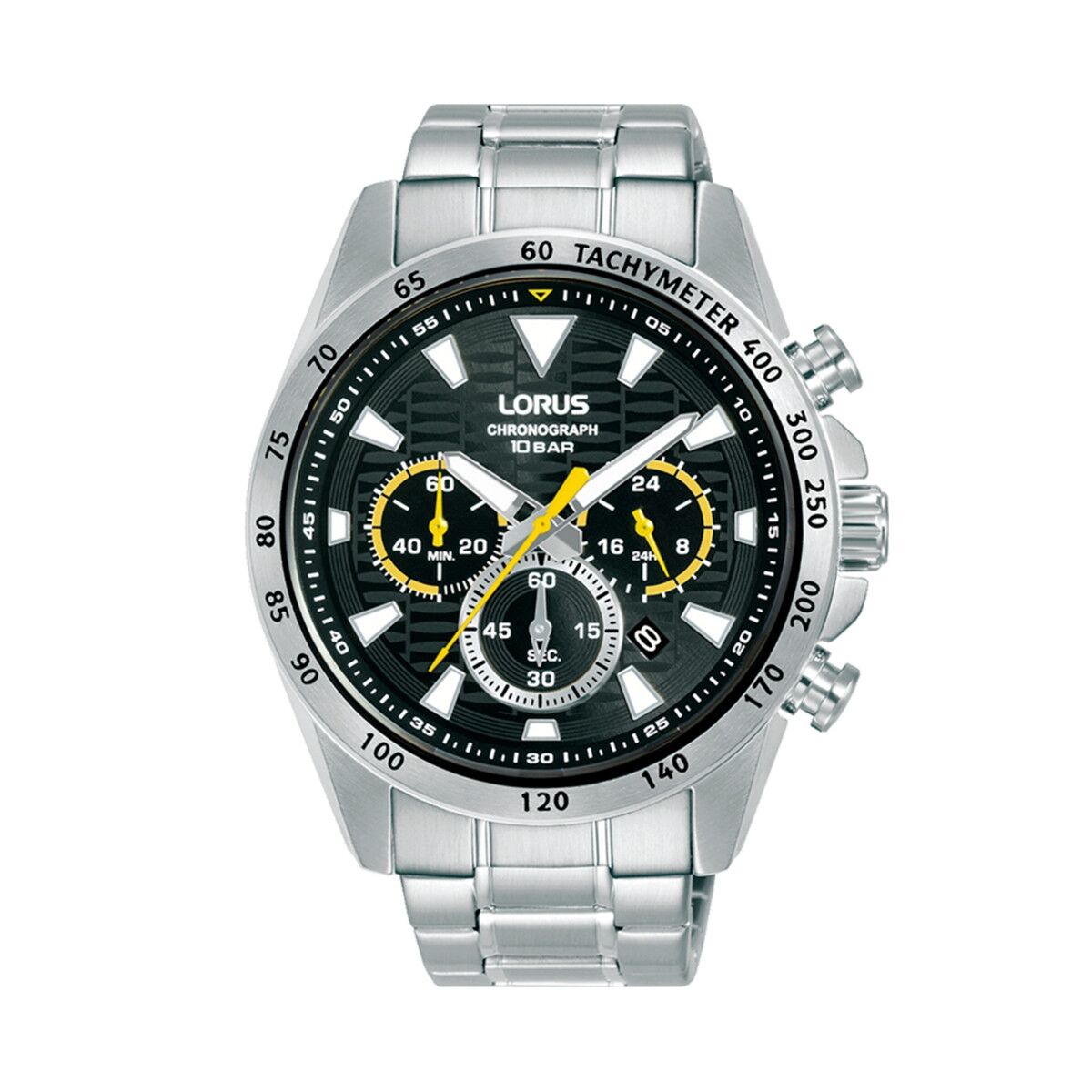 Horloge Heren Lorus RT351KX9 Zwart Zilverkleurig