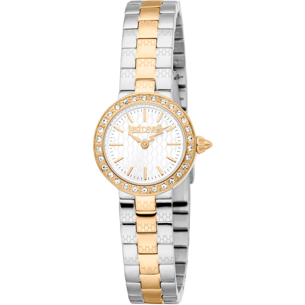 Horloge Dames Just Cavalli SERENITA MINI Zilverkleurig Gouden (Ø 23 mm)