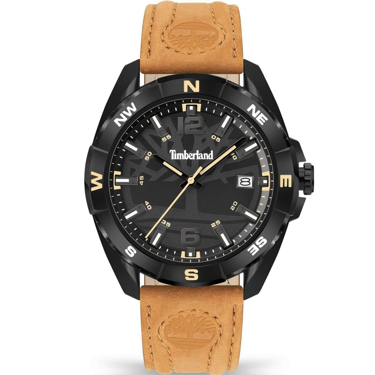 Timberland Herenhorloge - Kwarts Mineraal Leer Ø 44 mm - Klokken, Heren - Timberland