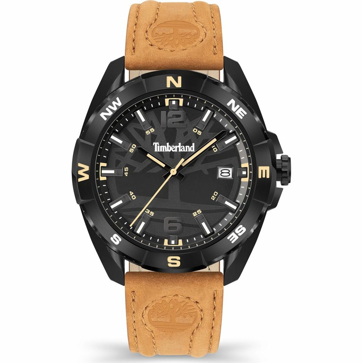 Timberland Herenhorloge - Kwarts Mineraal Leer Ø 44 mm - Klokken, Heren - Timberland