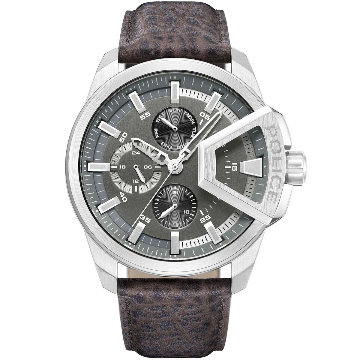 Horloge Heren Police PEWJF0005703 Bruin 46mm - Klokken, Heren - Police