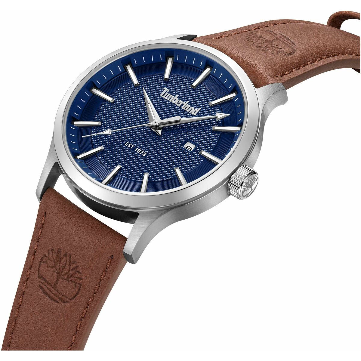 Timberland Trumbull TDWGB0041001 Herenhorloge Blauw Leer Ø 45 mm - Klokken, Heren - Timberland
