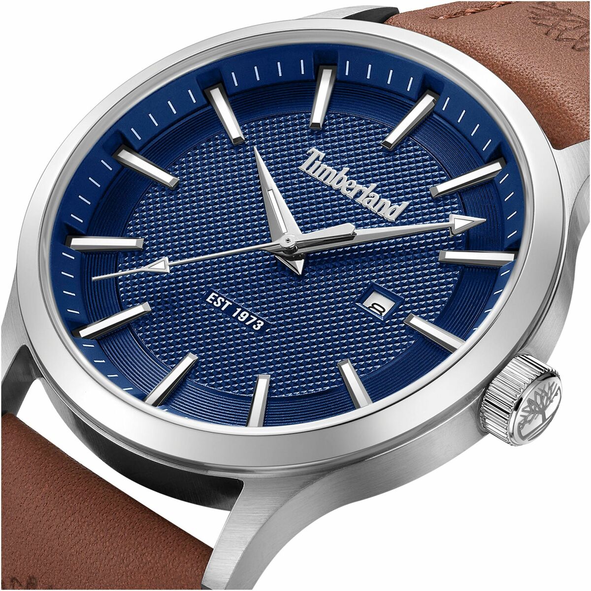 Timberland Trumbull TDWGB0041001 Herenhorloge Blauw Leer Ø 45 mm - Klokken, Heren - Timberland