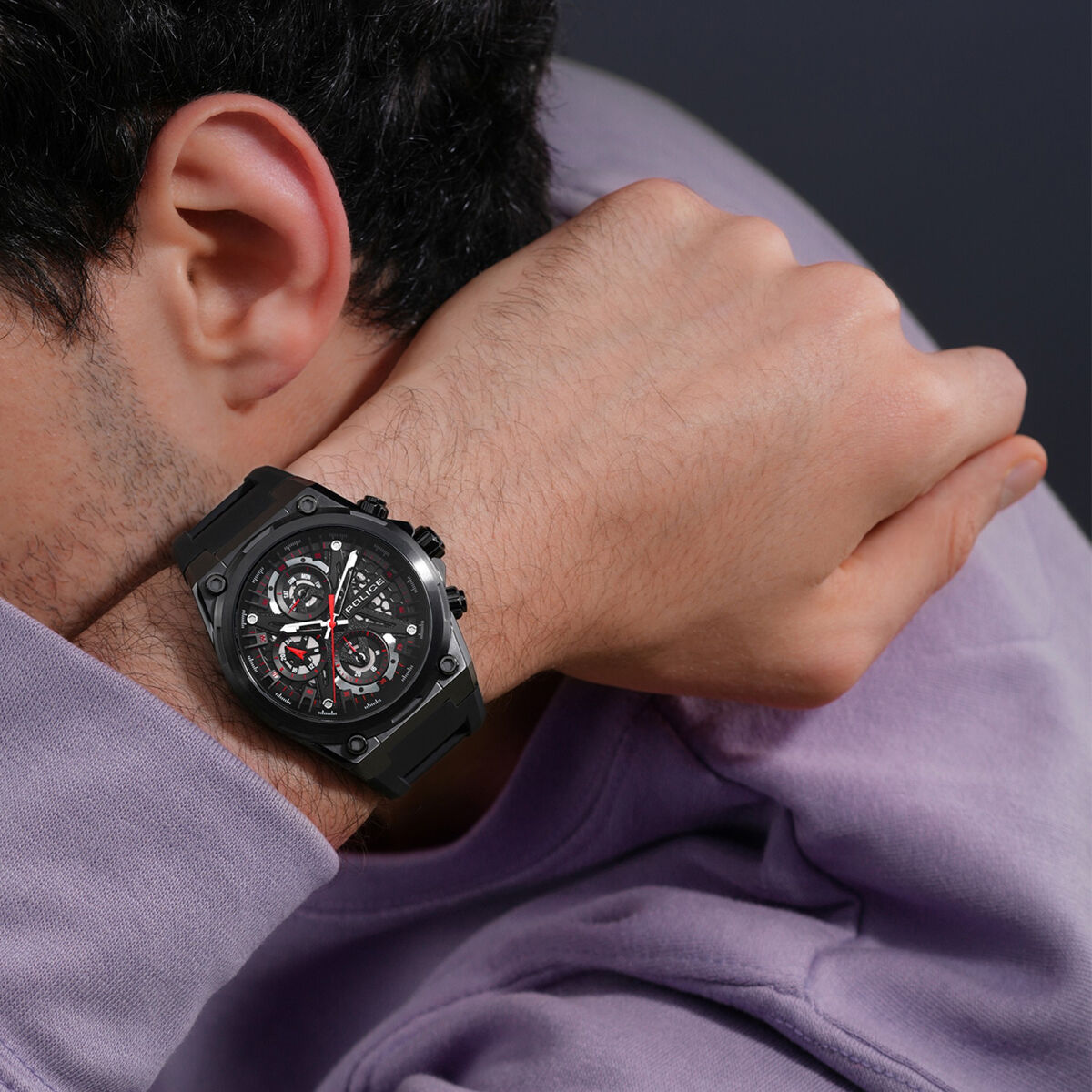 Horloge Heren Police PEWGQ0054303 Zwart - Klokken, Heren - Police