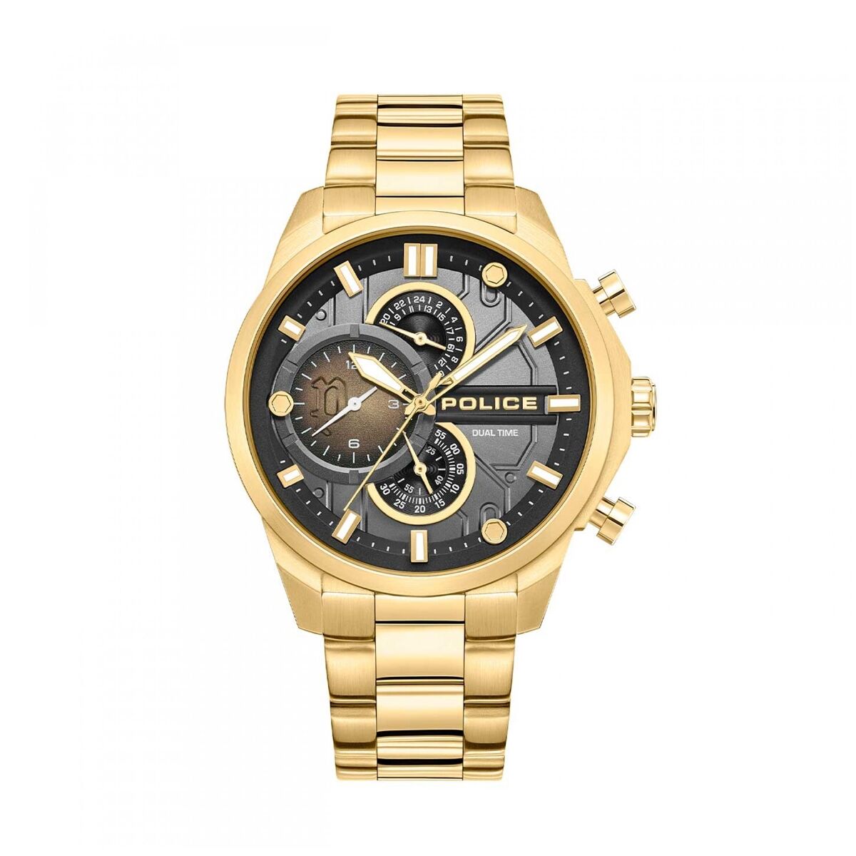Horloge Heren Police PEWGK0039208 Gouden - Klokken, Heren - Police