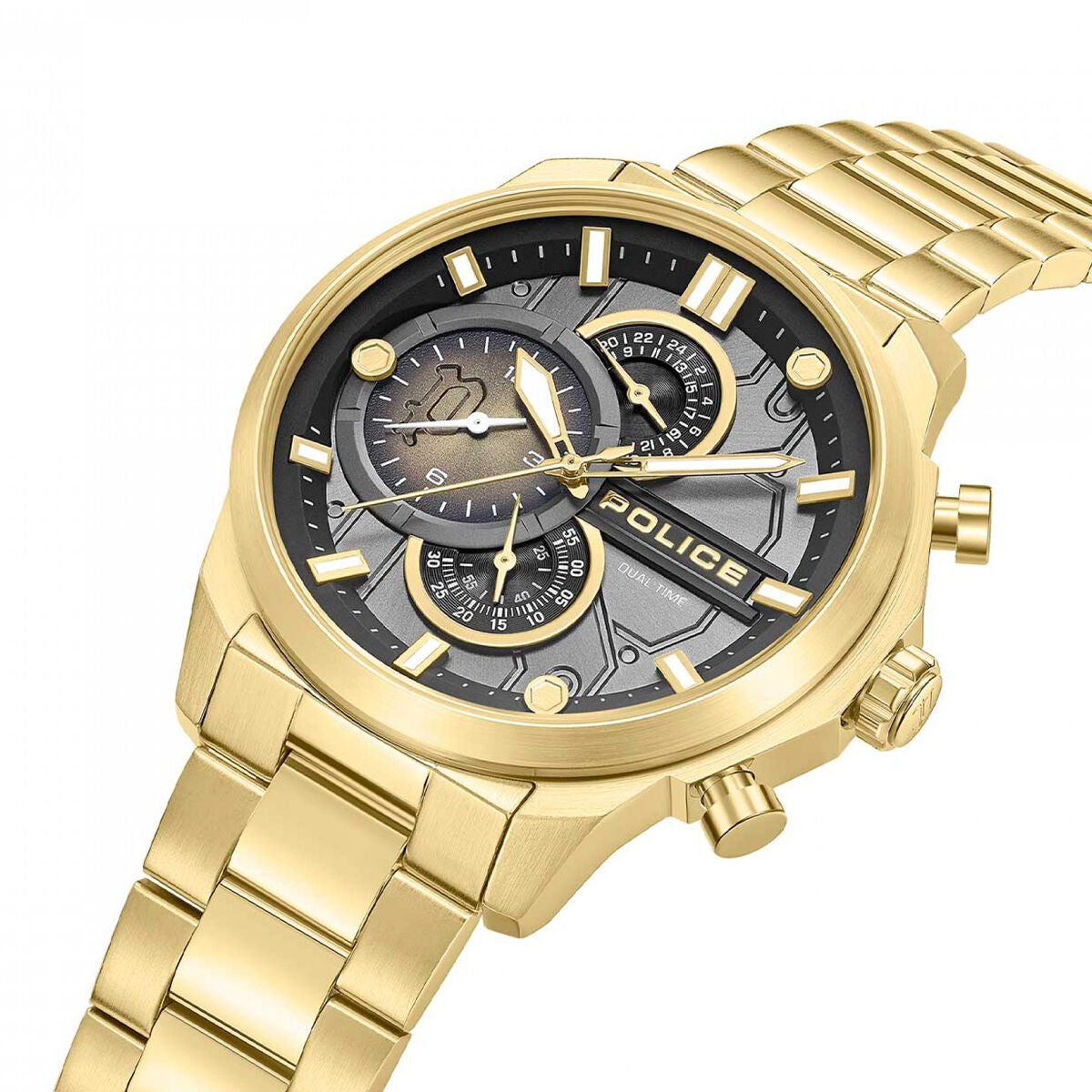 Horloge Heren Police PEWGK0039208 Gouden - Klokken, Heren - Police