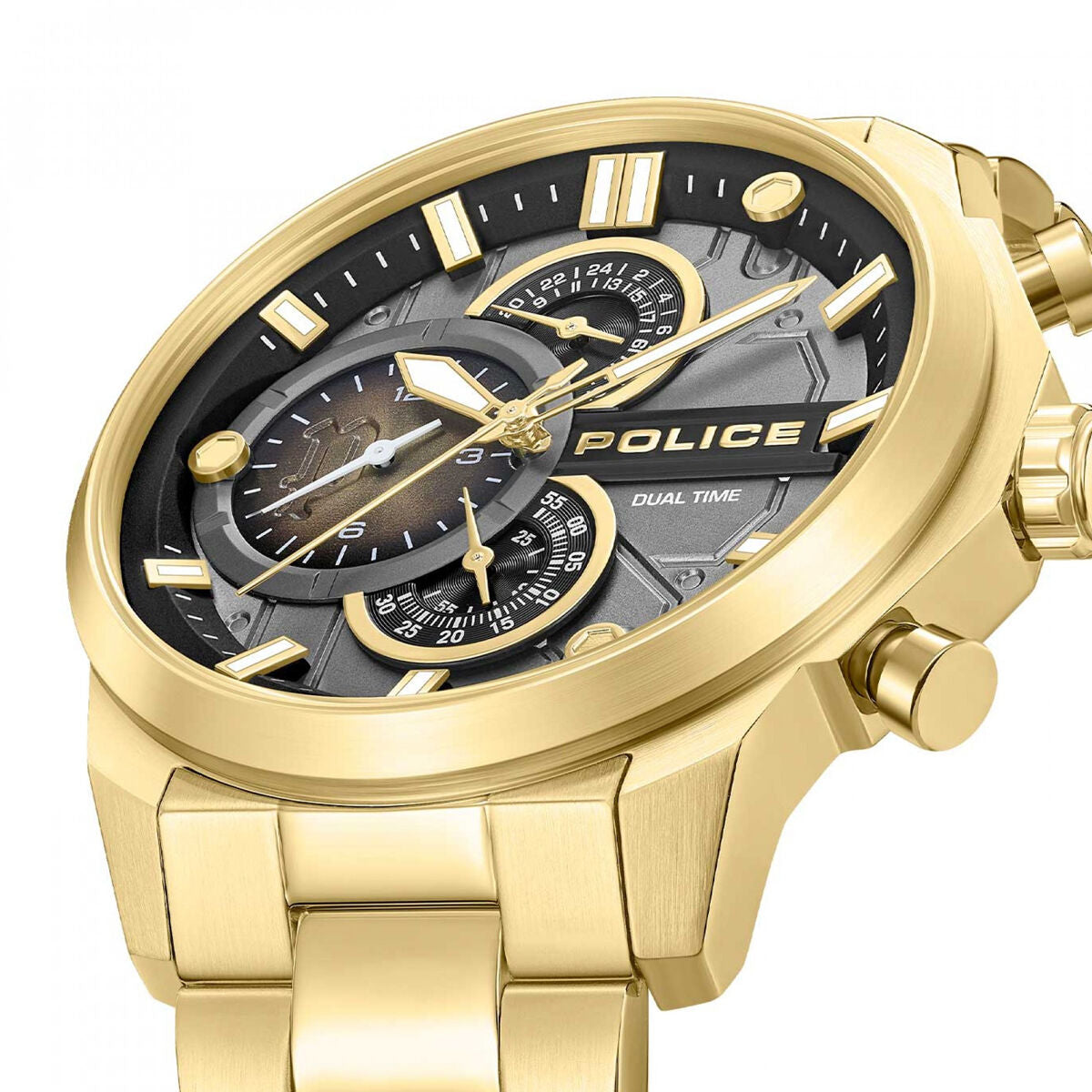 Horloge Heren Police PEWGK0039208 Gouden - Klokken, Heren - Police