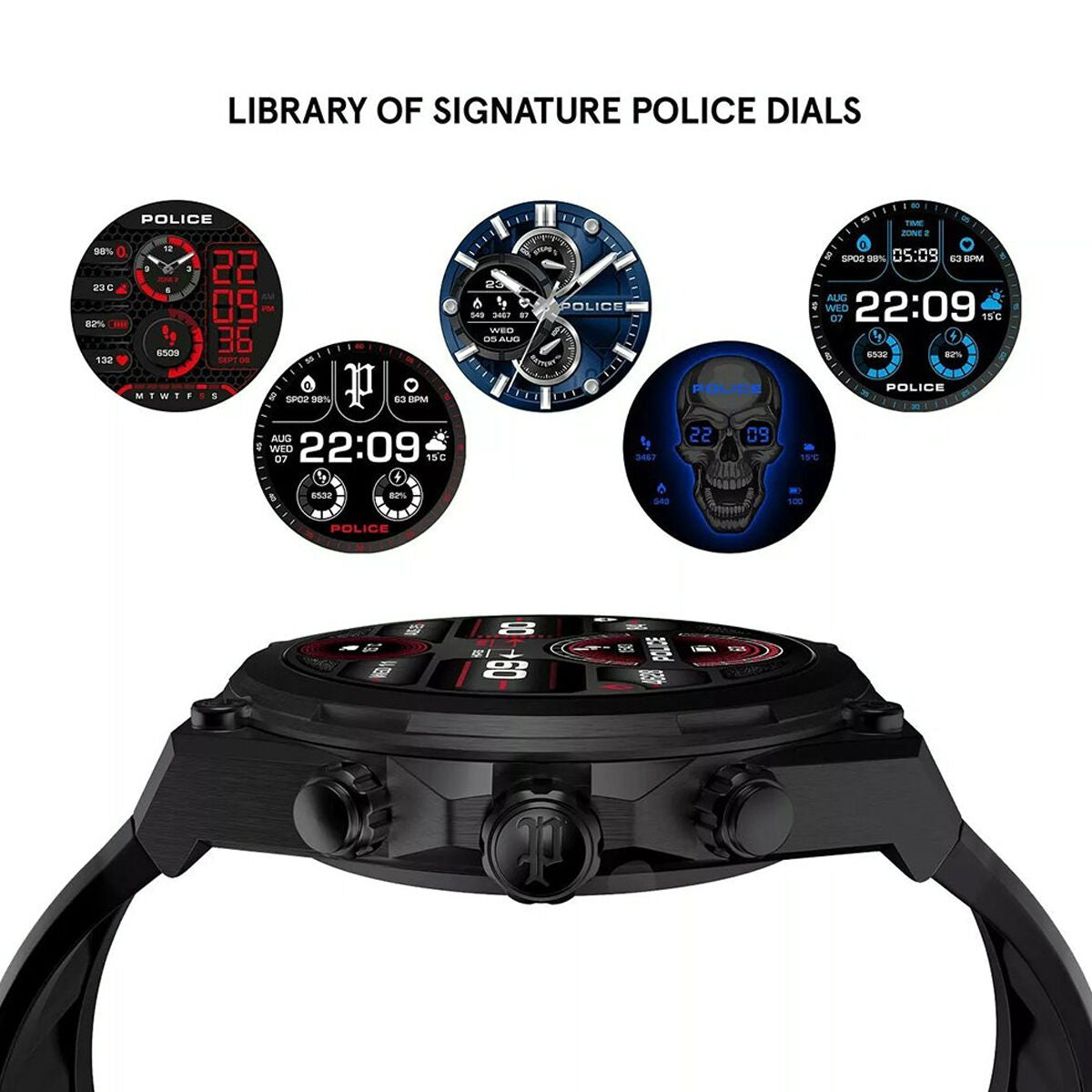 Smartwatch Police PEIUN00003X2 Mannen - Elektronica - Police