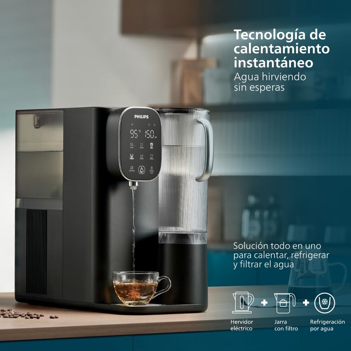 Verstuiverfles Philips Zwart Plastic - Schoonheid, Gebruiksvoorwerpen en accessoires - Philips